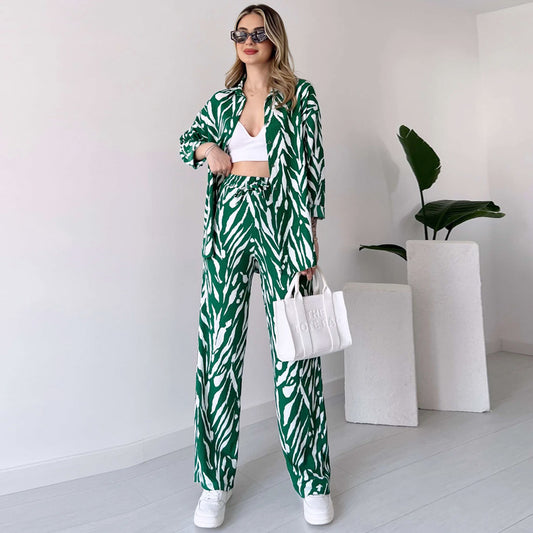 Suit Women Casual Women Loose Long Sleeved Trousers Women Two Piece Suit Spring