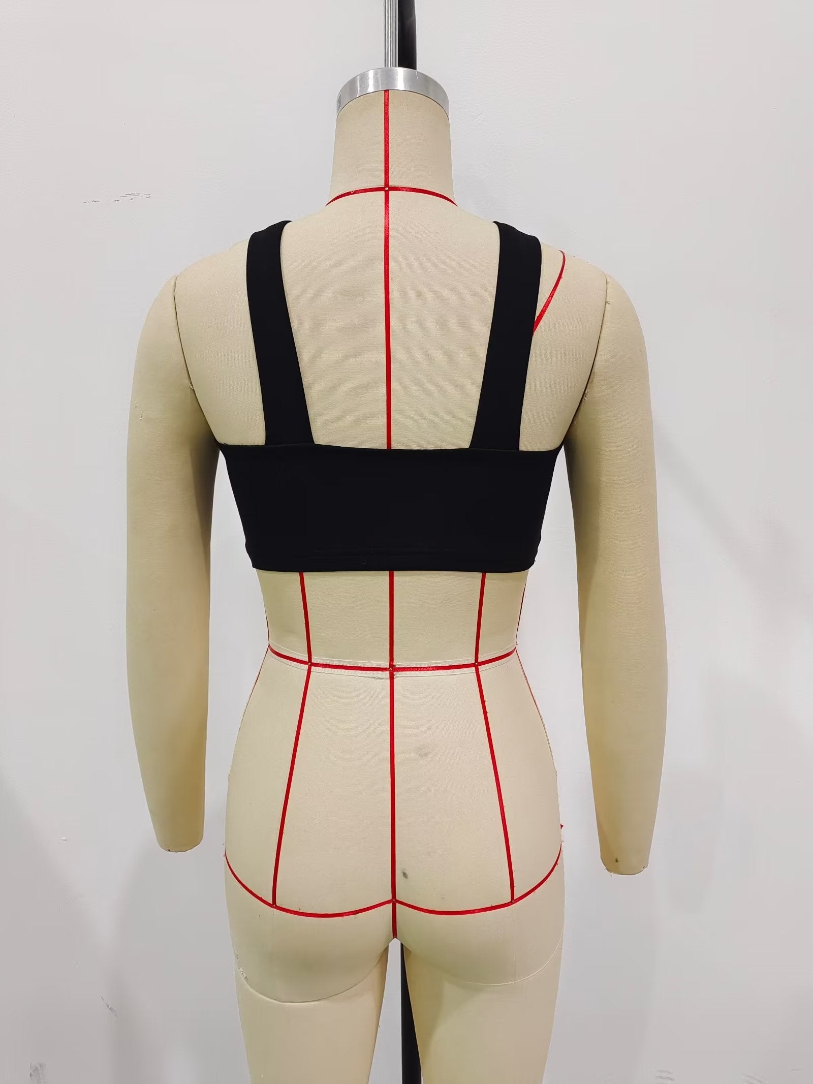 Sexy Backless Cropped Halter Bow Collar Tube Top Short Type Top