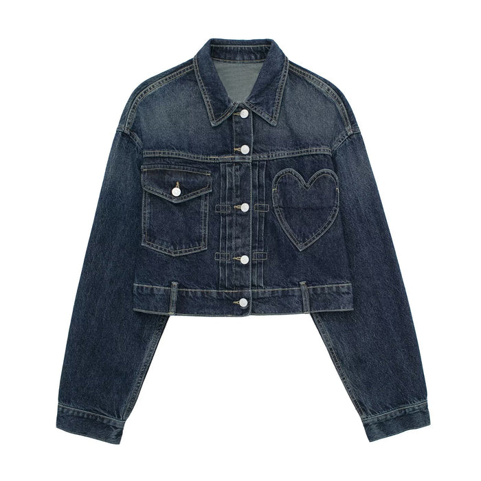 Spring Women Clothing Denim Jacket Coat Pants Suit