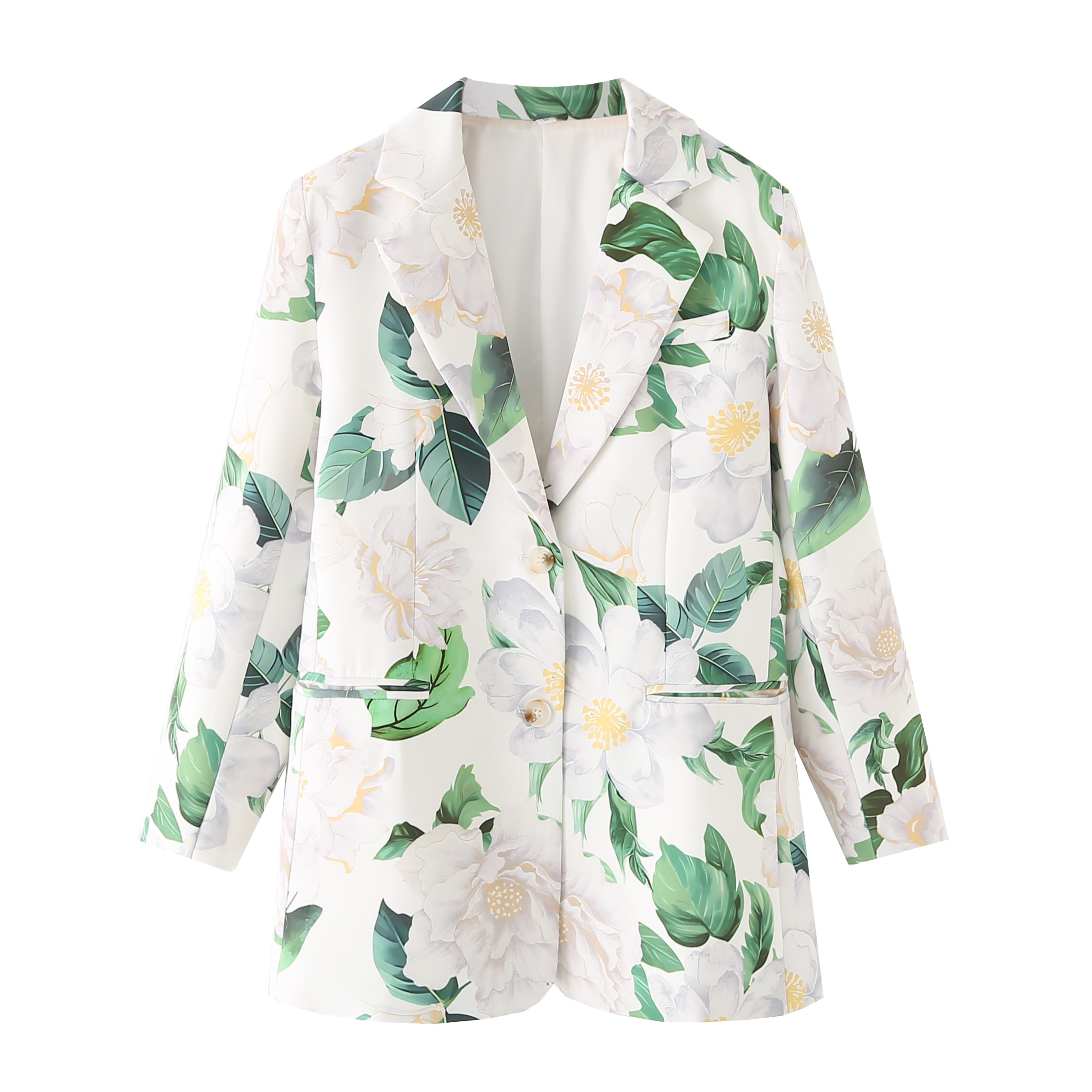 Spring Women Printed Blazer