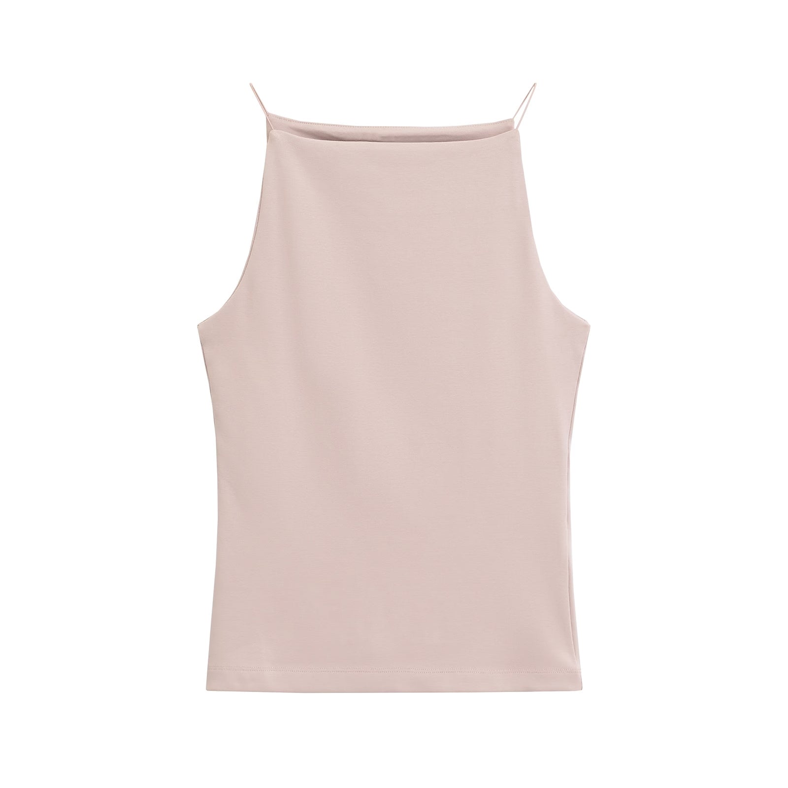 Sexy Slim Fit Cold Shoulder Sleeveless Camisole Summer Sweet Spicy Sexy Outerwear Short Inner Wear Top