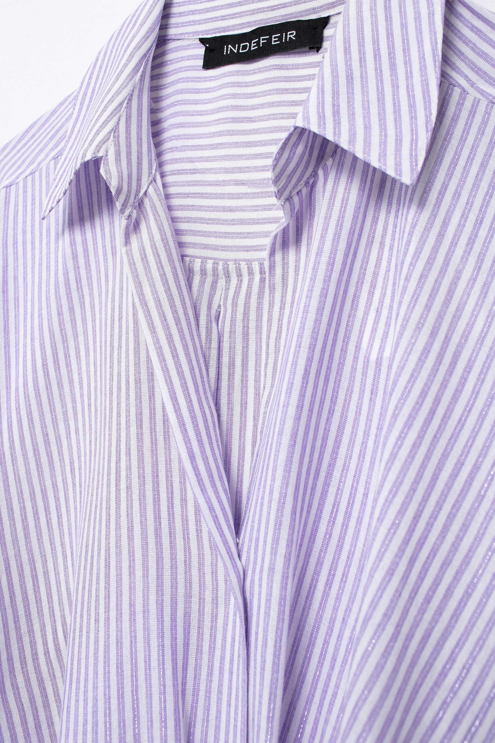 Spring Street Casual Loose Linen Blended Short Striped Shirt