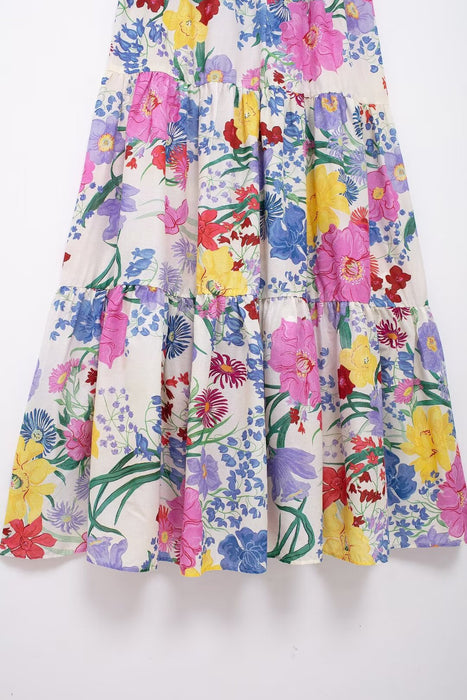 Women Clothing Small Floral Strap Dress