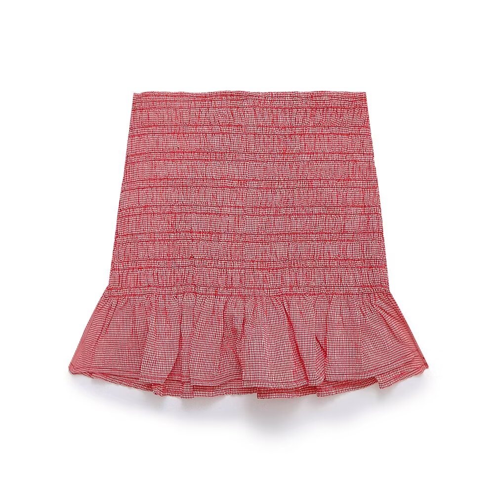 Women Pattern Mini Skirt Short Top Short Skirt Sets