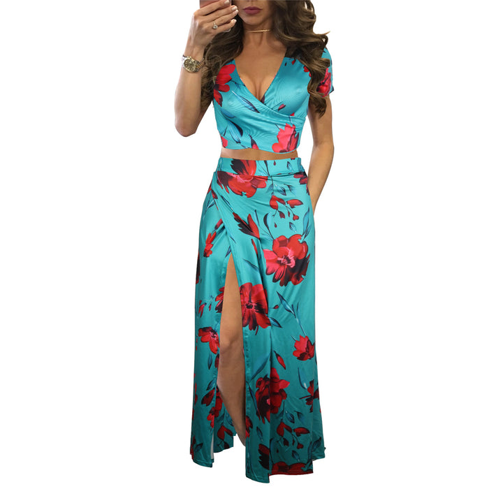 Boutique Classic Floral Two Piece Set