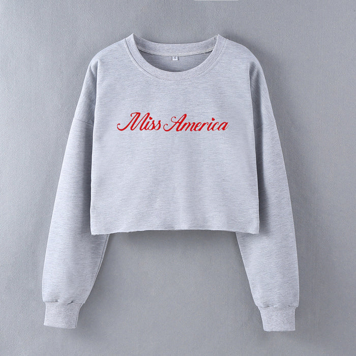 Street Hipster Sexy Women Top Short Long Sleeve Sweater Autumn