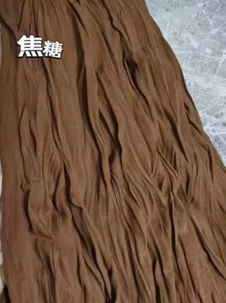 Artistic Retro Skirt Women Texture Pleated Skirt A line Skirt Mid Length Base Skirt