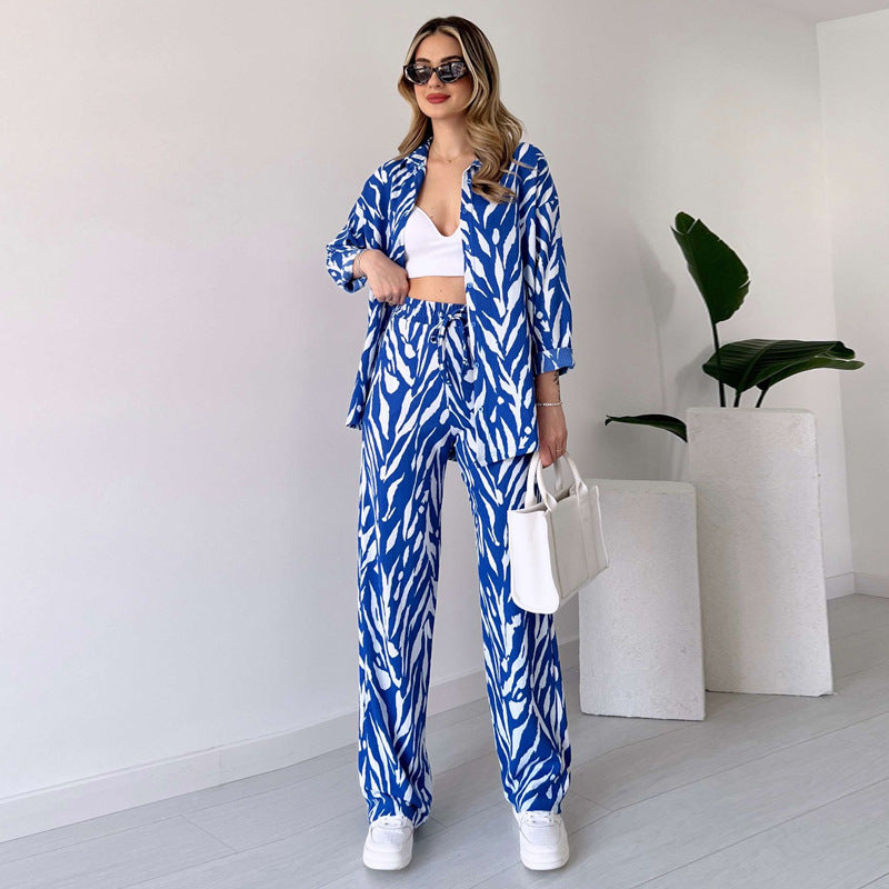 Suit Women Casual Women Loose Long Sleeved Trousers Women Two Piece Suit Spring