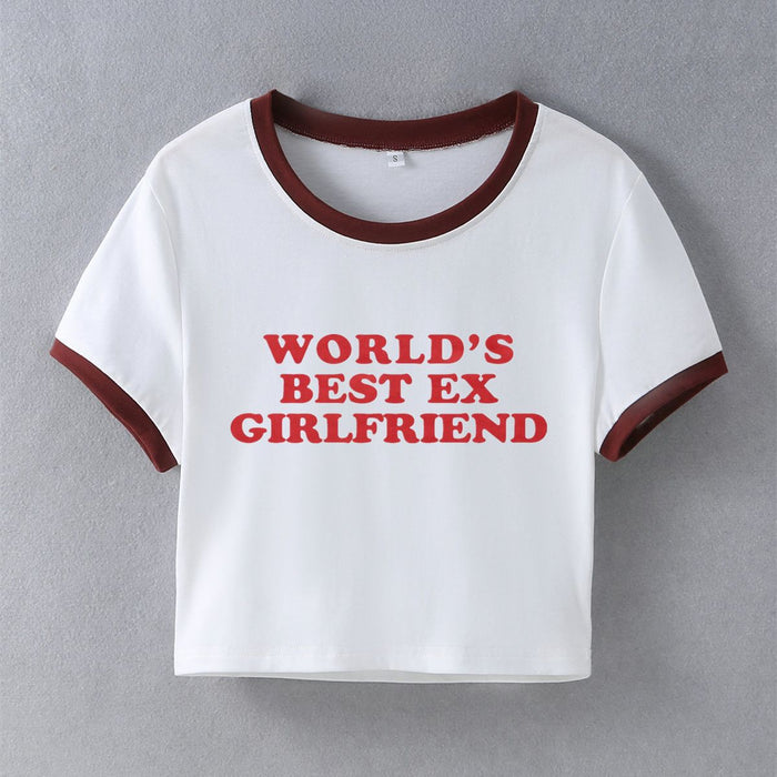 World Best Ex Girlfriend Street Hipster Short Slim Fit Short Sleeve