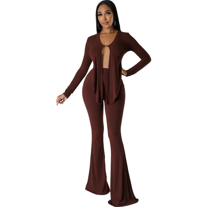 Autumn Suit Women Wear Long Sleeve Suit Two Piece Set High Sense Autumn Casual