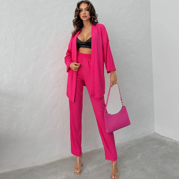 Women Spring High Grade Casual Women Wear Two Piece Set