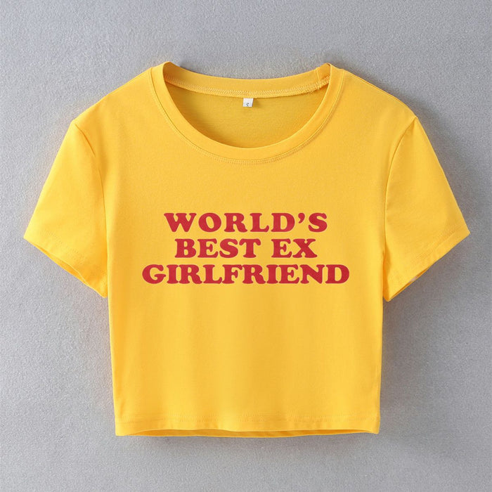 World Best Ex Girlfriend Street Hipster Short Slim Fit Short Sleeve