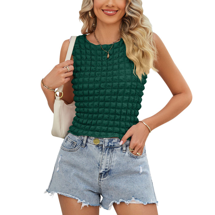 Women Clothing Summer Street Short Cropped Sexy Vest