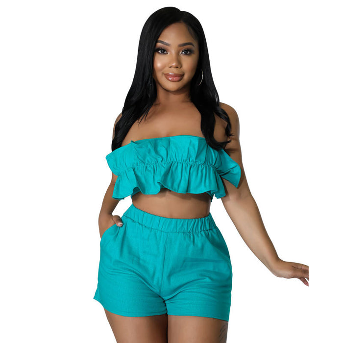 Suit Women Two Piece Women Casual Women Casual Summer Wear