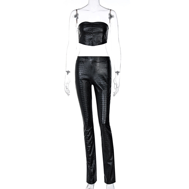 Spring Popular Arrival Scale Chest-Wrapped Trousers Casual Suit to Women