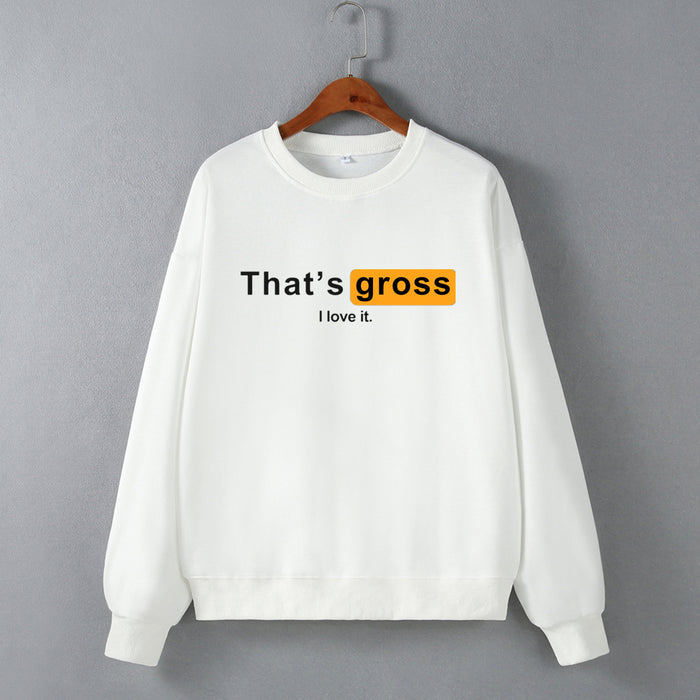 Street Drop Shoulder Loose Sweater Women Clothing