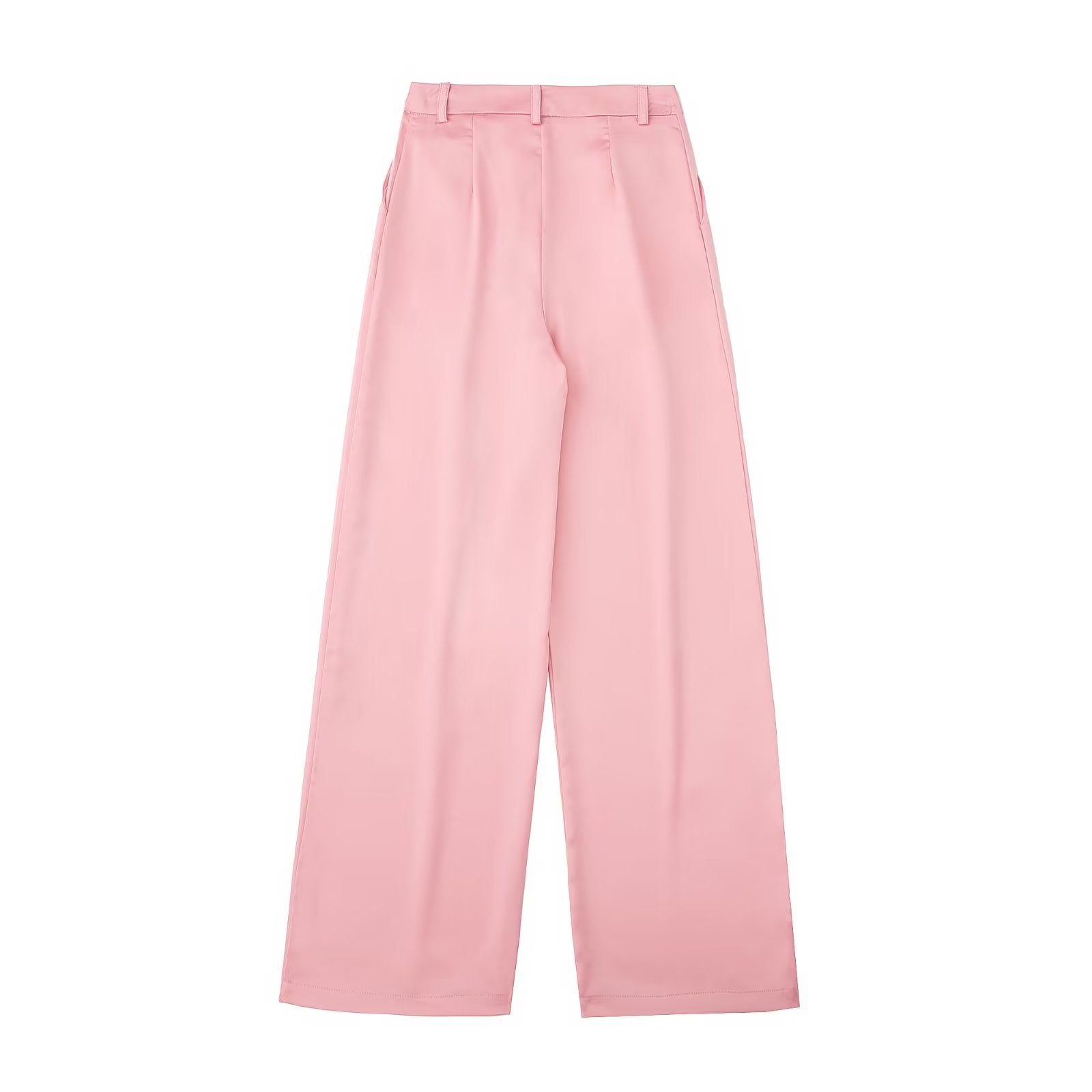Summer Pleated Decorative Loose Trousers Women