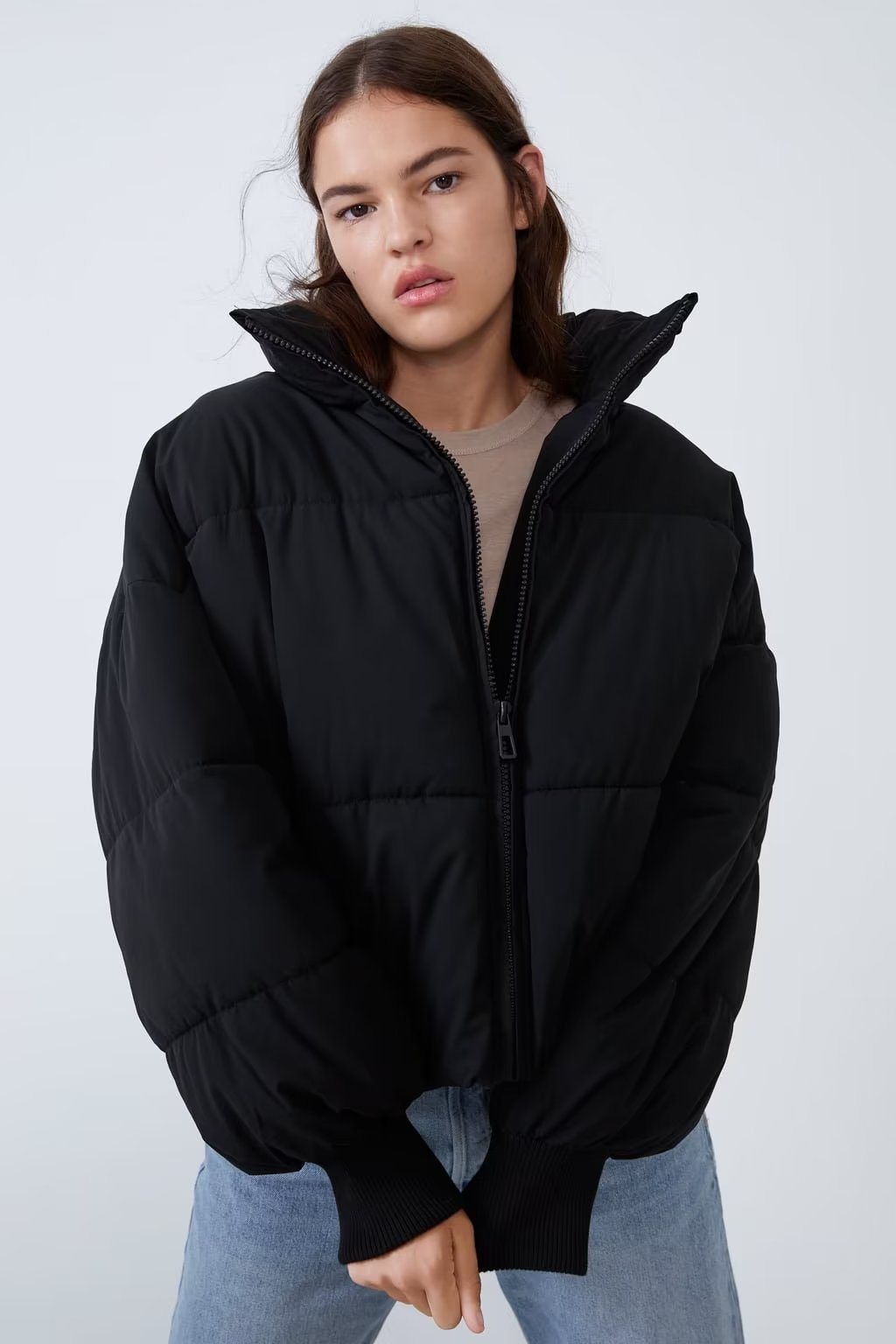 Autumn Winter Women Clothing Urban Casual Loose Cotton Padded Jacket Cotton Padded Coat