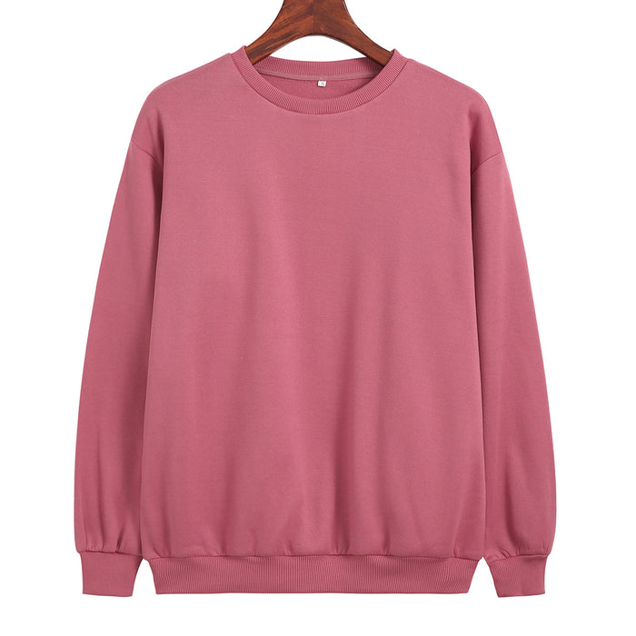 Women Clothing Round Neck Cashmere Bottoming Casual Sport Women Loose Autumn Sweater Women Sweatshirt