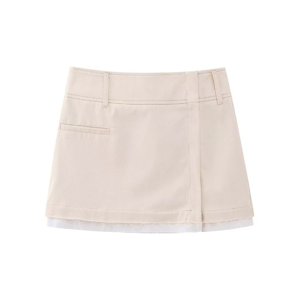 Women Short Blazer High Waist Mini Skirt Set