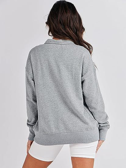 Women Clothing Half Open Collar Fastener Decoration Patchwork Pocket Brushed Hoody