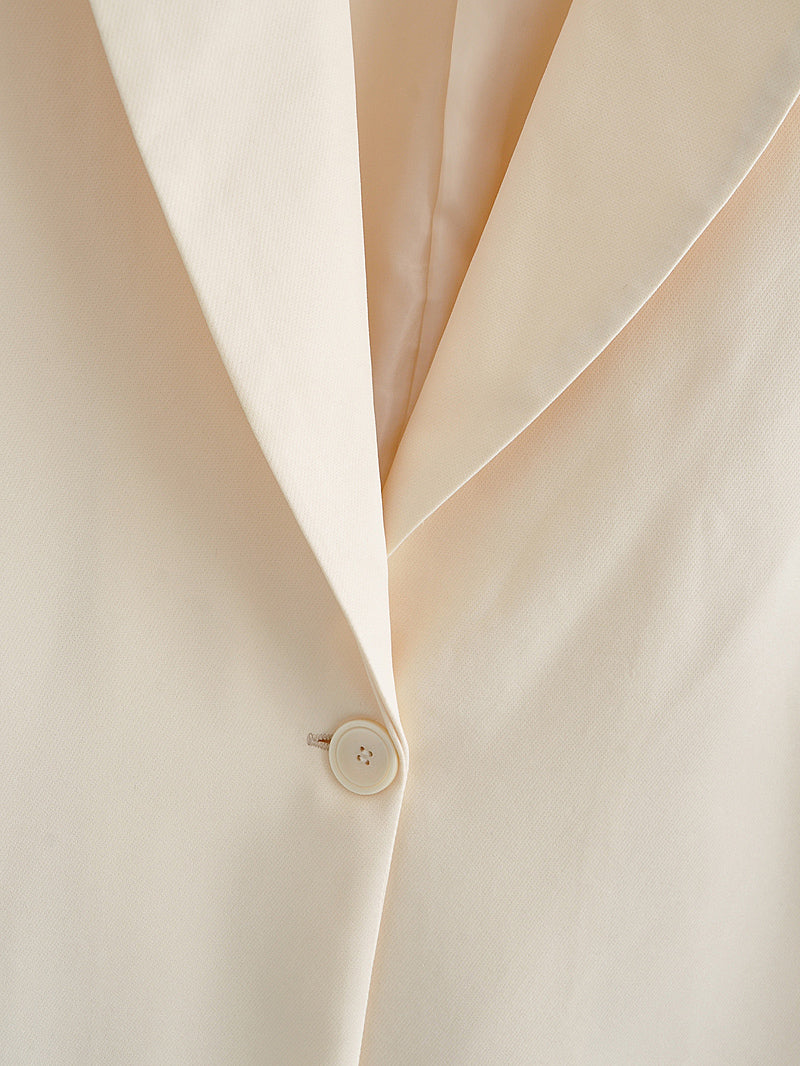 Autumn Solid Color Tied Decorative Split Single Button Vest Blazer Vest