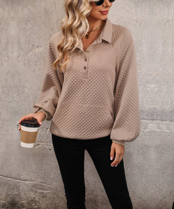 Women Wear Solid Color Long Sleeve Autumn Winter Sweatshirts Women