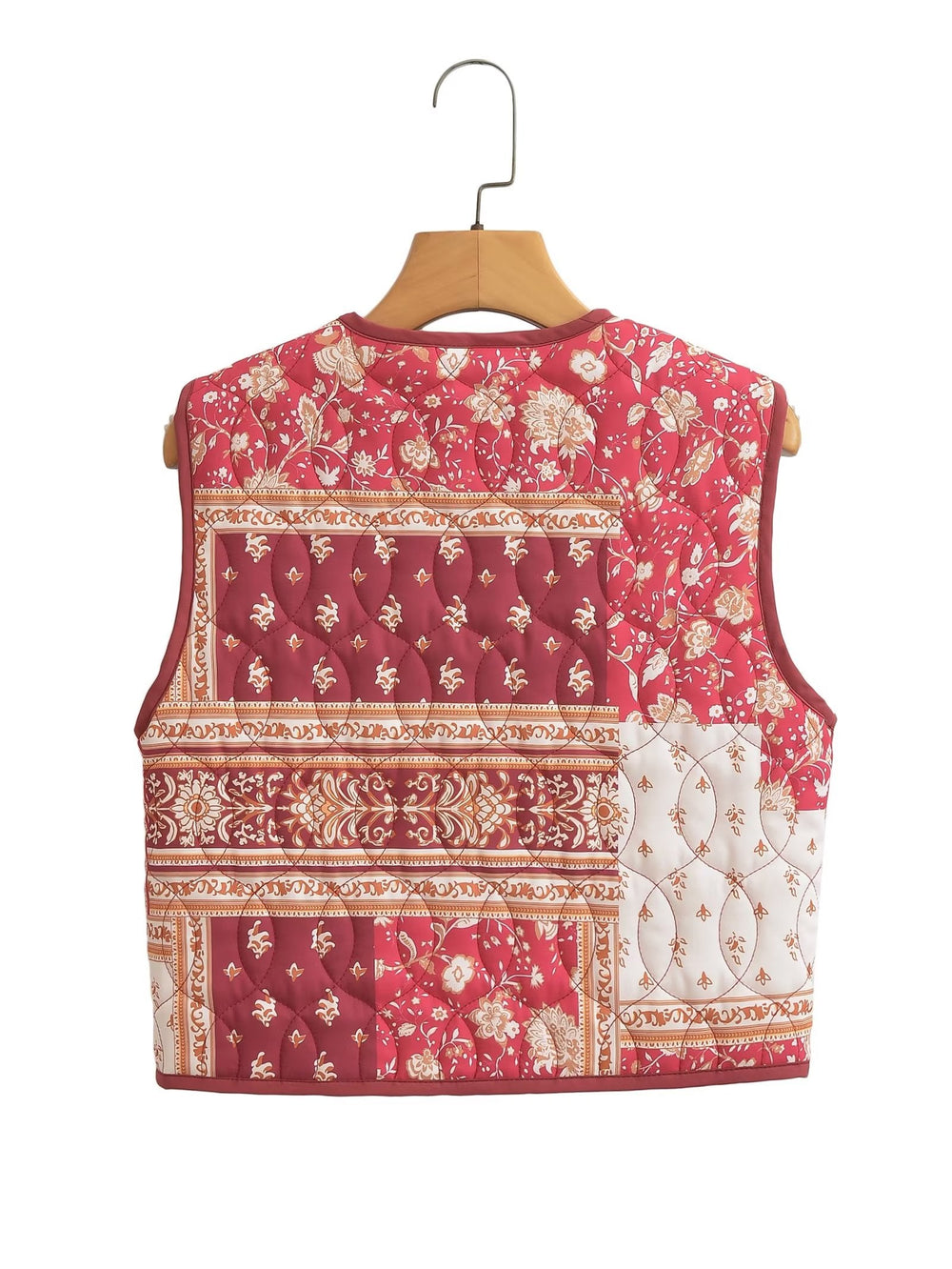 Winter Women Printing Cotton Vest