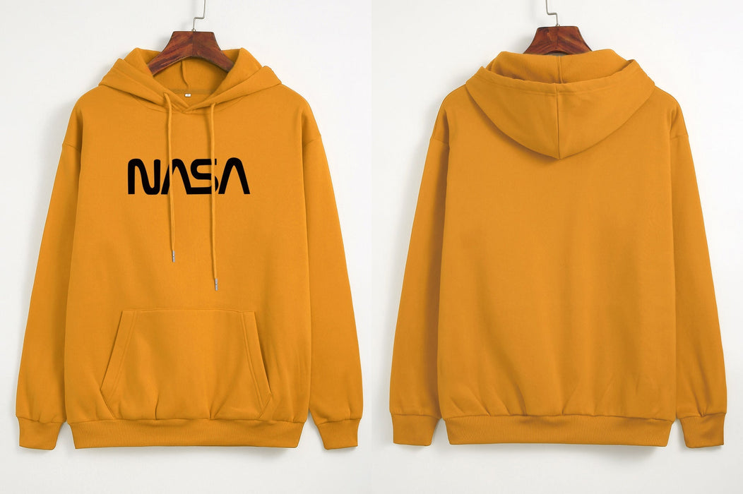 Autumn Winter Coat Women NASA Print Hooded Fleece Lined Sweater Women Autumn Korean Loose