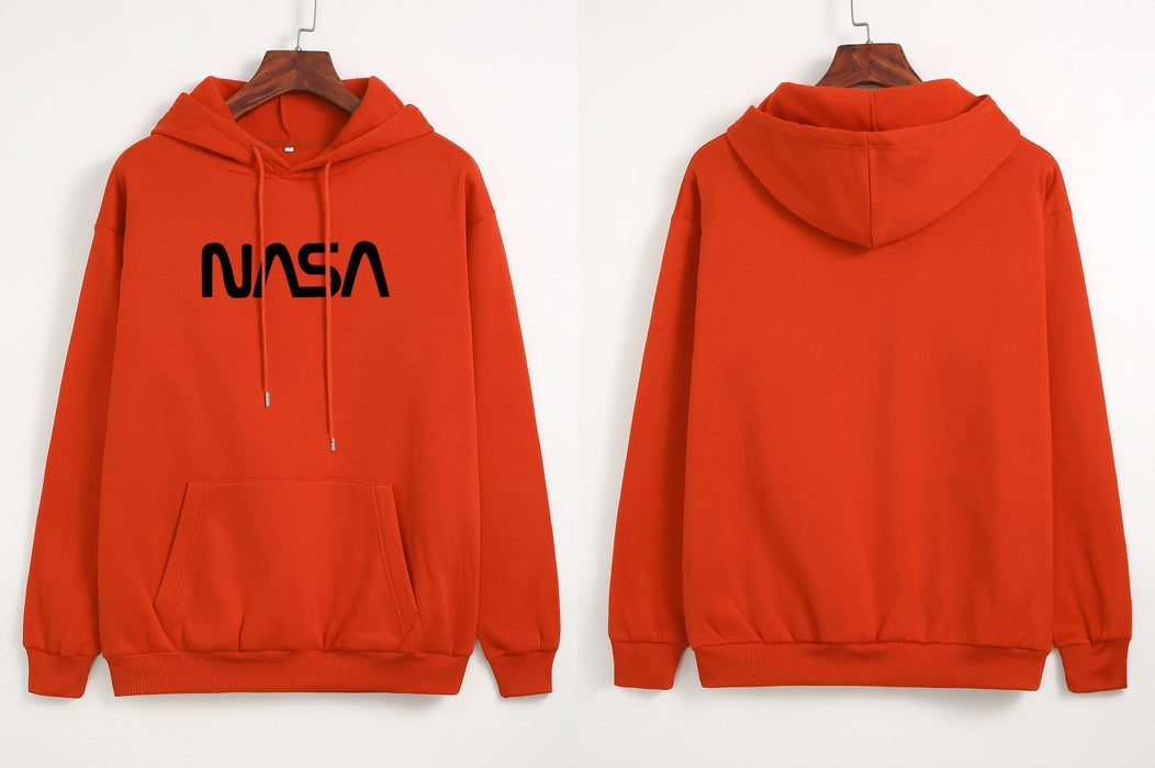 Autumn Winter Coat Women NASA Print Hooded Fleece Lined Sweater Women Autumn Korean Loose