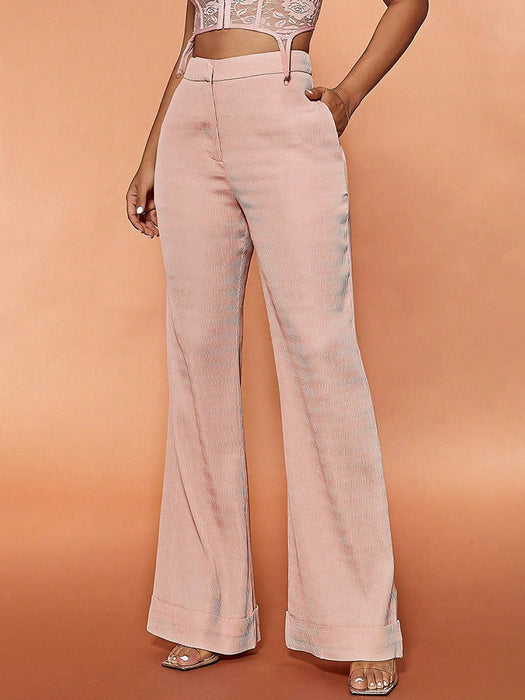 Autumn Best Women Clothing Fashionable Elegant Trousers Slim Fit Drooping Slimming Gradient Wide Leg Pants