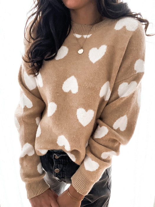 Sweater Women Pullover Love Sweater