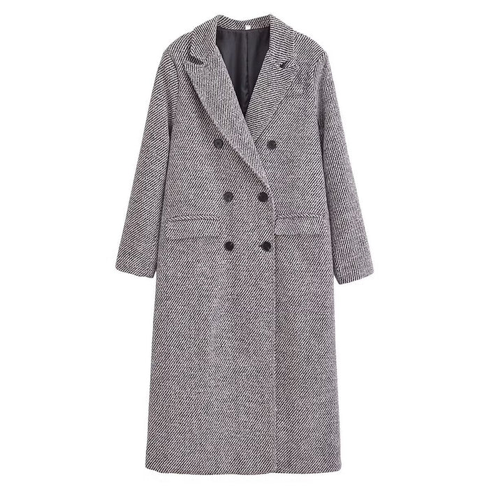 Woolen Coat Women Woolen Coat Autumn Winter Hepburn Popular High Grade Korean Small Mid Length