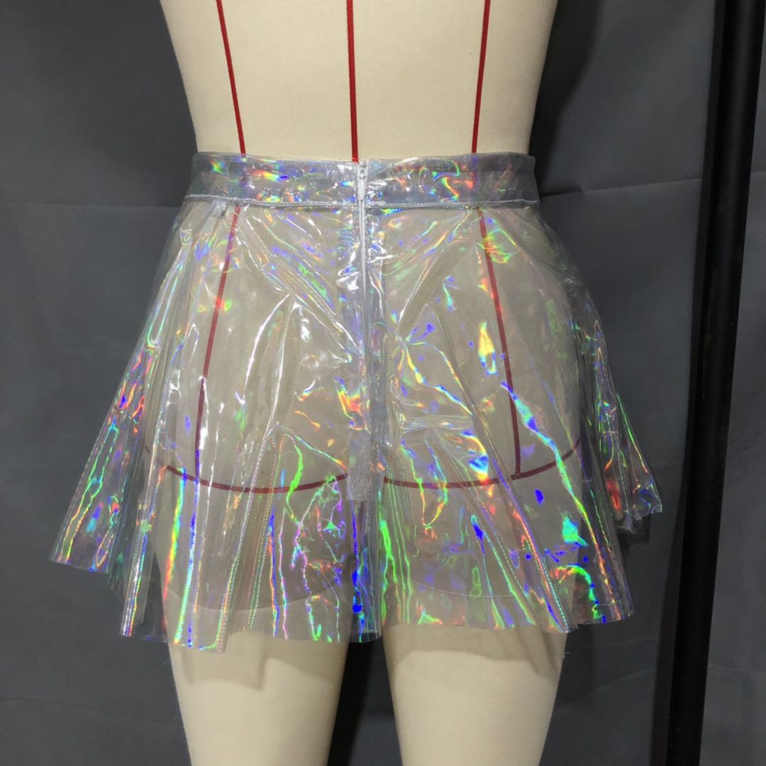 Women Clothing See through Skirt Sexy Mini Ball Transparent Little Short Dress