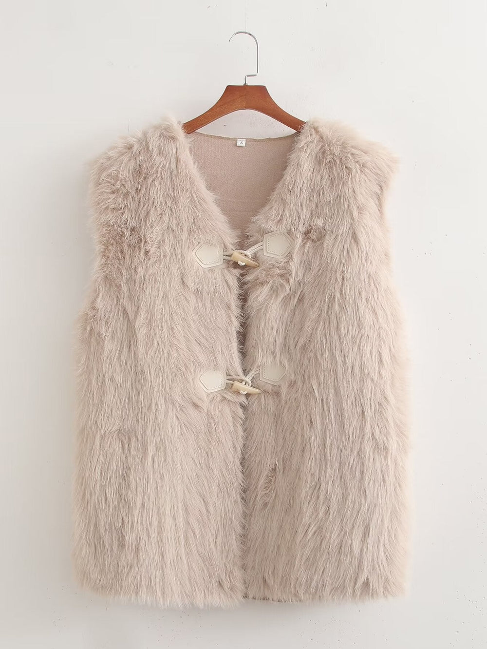 Winter Women Street Vest Artificial Fur Effect Vest