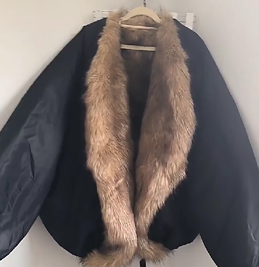 Autumn Winter Niche Design Two Way Patchwork Retro Fur Coat Women Thick Warm Jacket Women