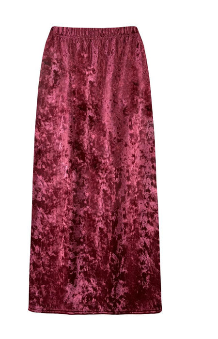 Gold Velvet Skirt Winter Fleece Lined Thickened Split Dress Straight Slimming Sheath High Waist A Line Skirt Women