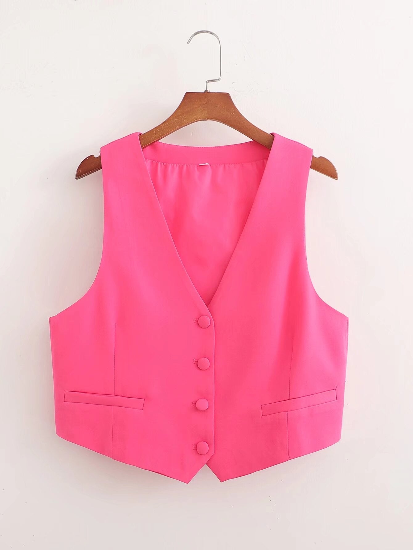 Women Clothing Spring Urban Casual Suit Vest Two Piece Set