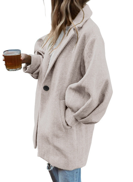 Fall Winter Collar Long Long Sleeve Women Coat