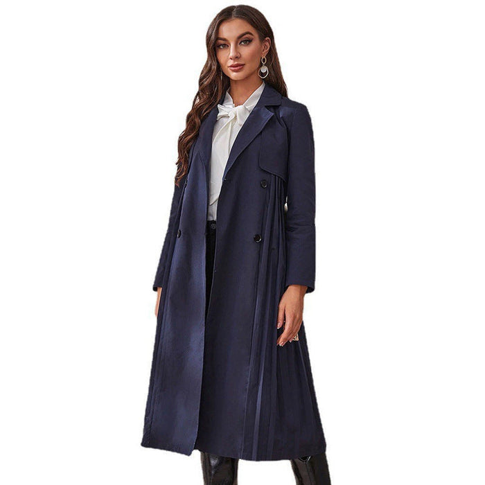 Women Windbreaker Street Trend Coat Outdoor Trench Coat