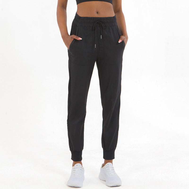 Arrival Running Casual Sports Trousers Ankle-Tied Breathable Quick-Drying Fitness Yoga Trousers