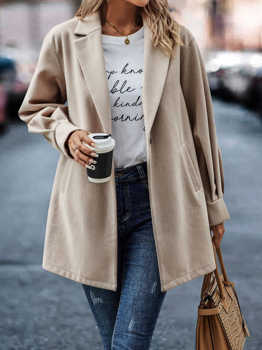 Fall Winter Collar Long Long Sleeve Women Coat