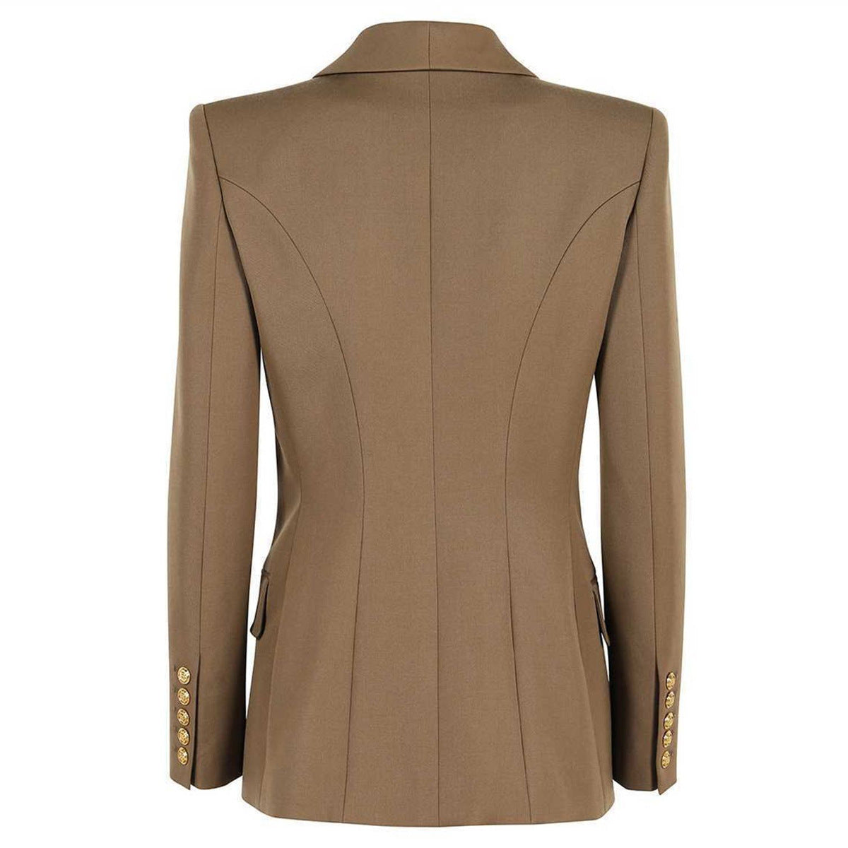 Spring Autumn Advanced Women  Blazer Classic Green Collar Blazer High Quality