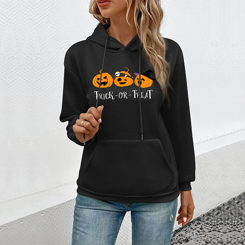 Autumn Women Clothing Halloween Printed Sweater