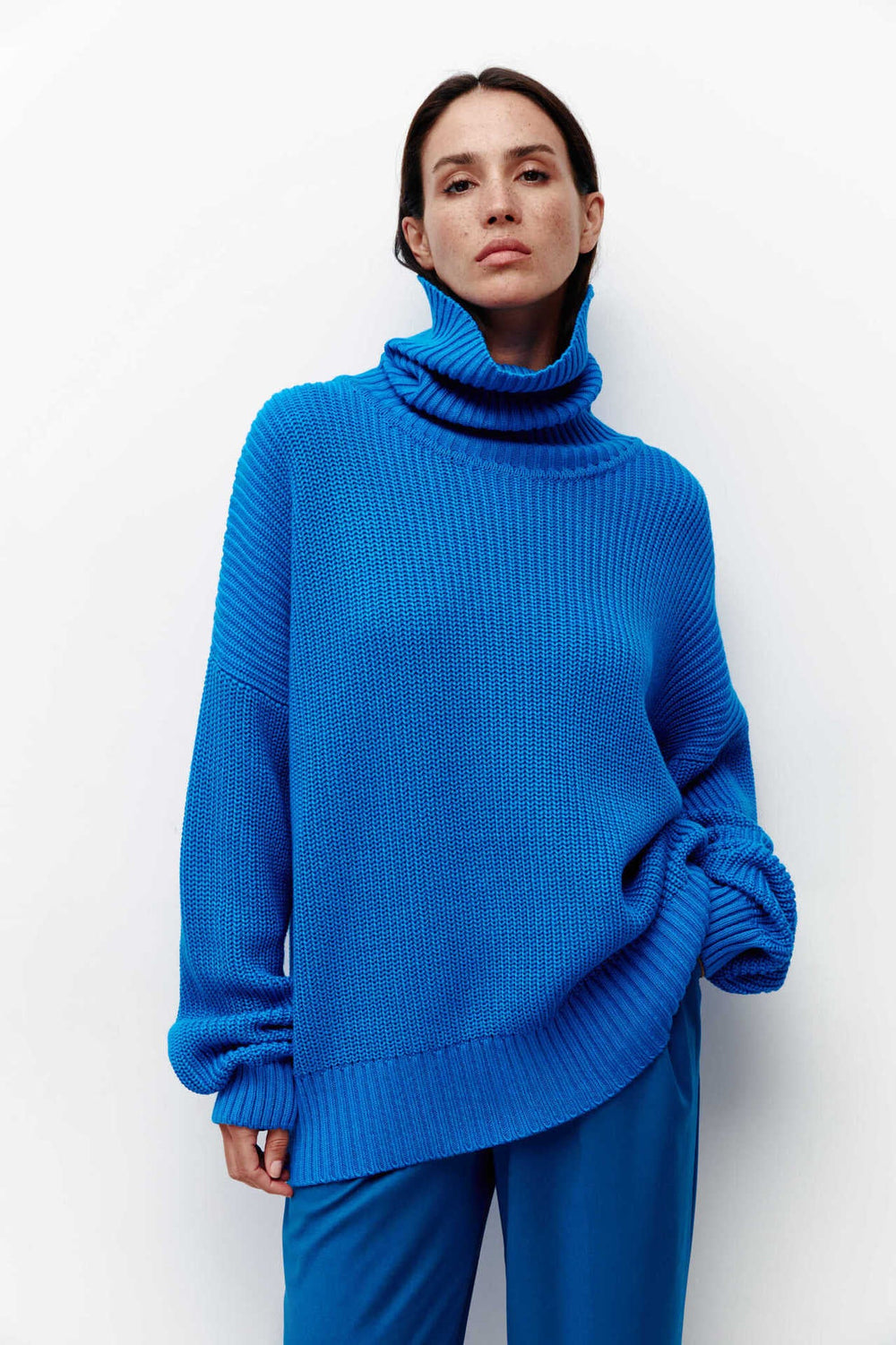 Autumn Winter Sweater Pullover Loose Casual Turtleneck Sweater Popular