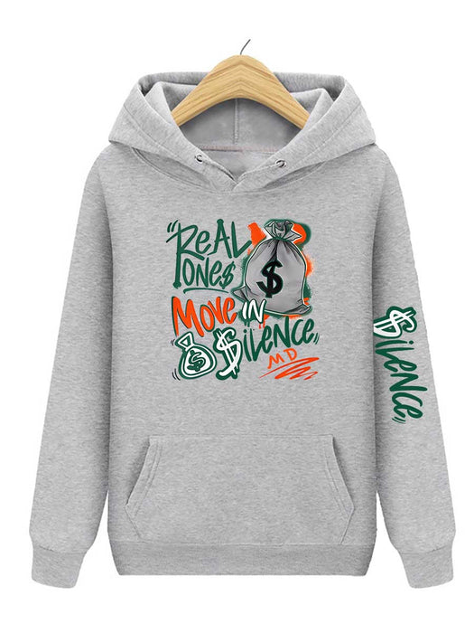 Hooded Sweater Autumn Winter Women Clothing Cartoon Fun Printing Casual Loose Sweatshirt