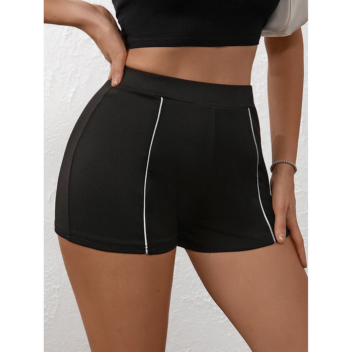 Women High Waist Hip Lifting Belly Contracting Black Leggings