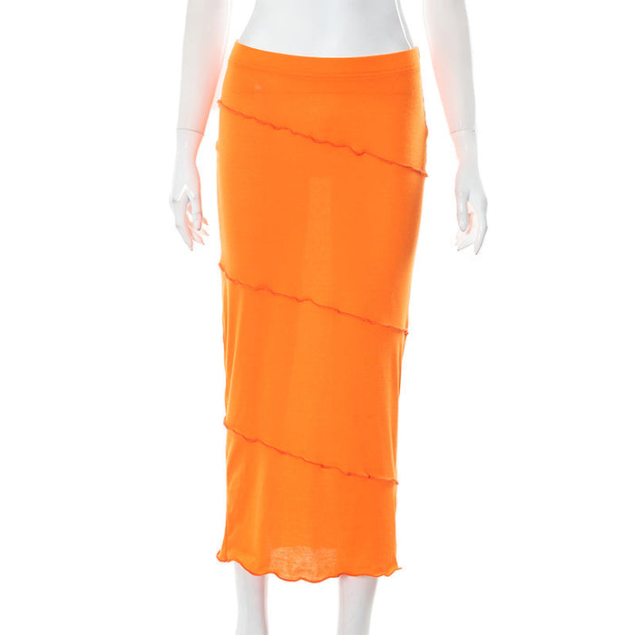 Personalized Street Dress Summer Stitching Hip Skirt
