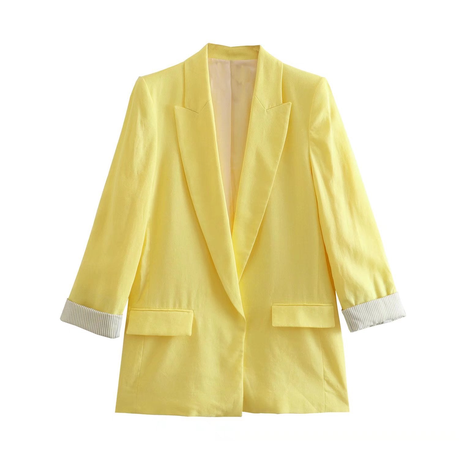 Summer Wind Women Office Candy Color Casual Blazer