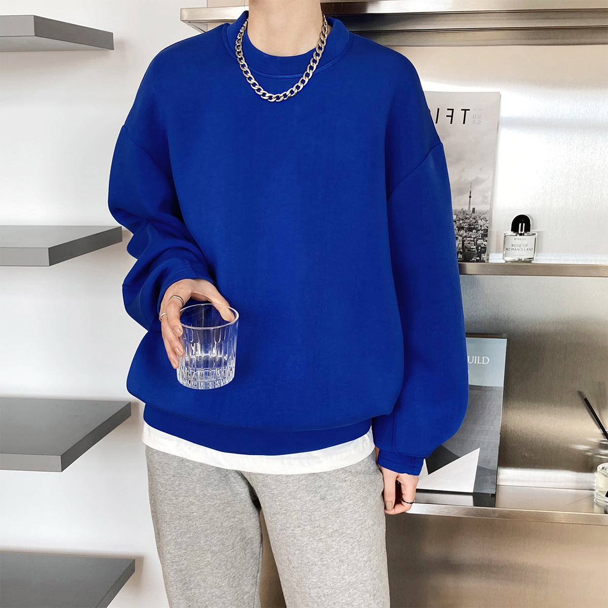 Fashionable Memory Cotton Sweater Women Spring Autumn Thin Design Loose Idle Air Layer Top